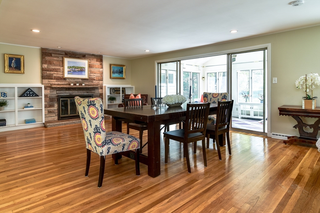 2 Hilltop Road Dover, MA 02030 - Photo 4 of 23 a view of a dining room with furniture and wooden floor