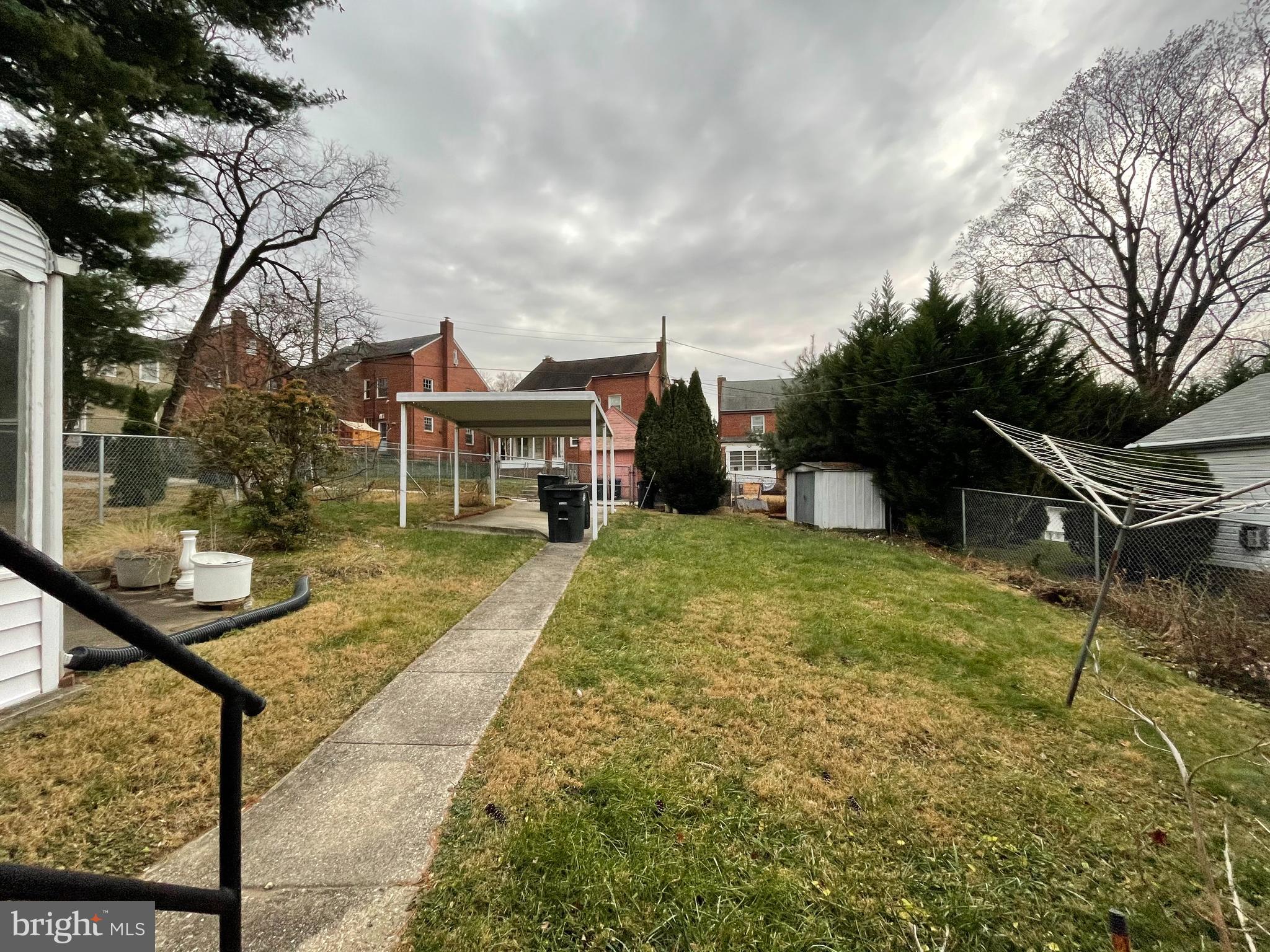1446 Roxanna Road Northwest Washington, DC 20012 - Photo 21 of 22 Rear View of Yard