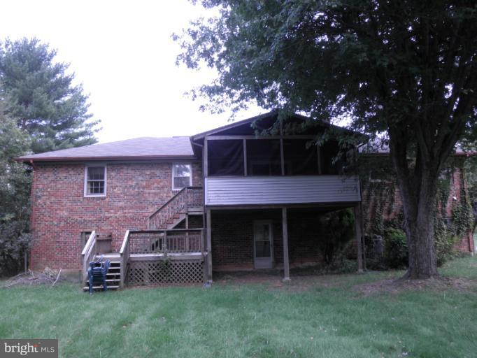 4105 Sir Walter Road Olney, MD 20832 - Photo 2 of 18 Brick Rear Exterior with Screened Porch