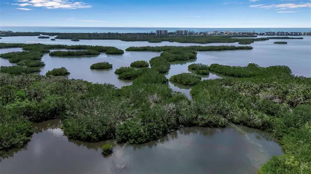 a view of a lake with outdoor space