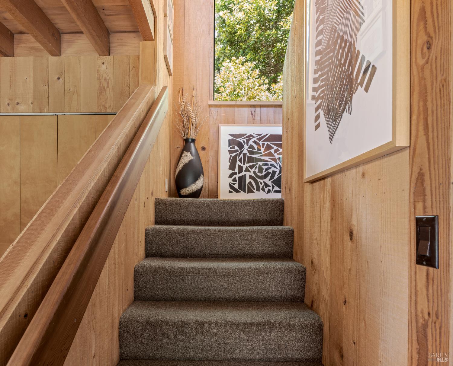 36778 Timber Ridge Road The Sea Ranch, CA 95497 - Photo 26 of 44 a view of staircase with white walls and a window