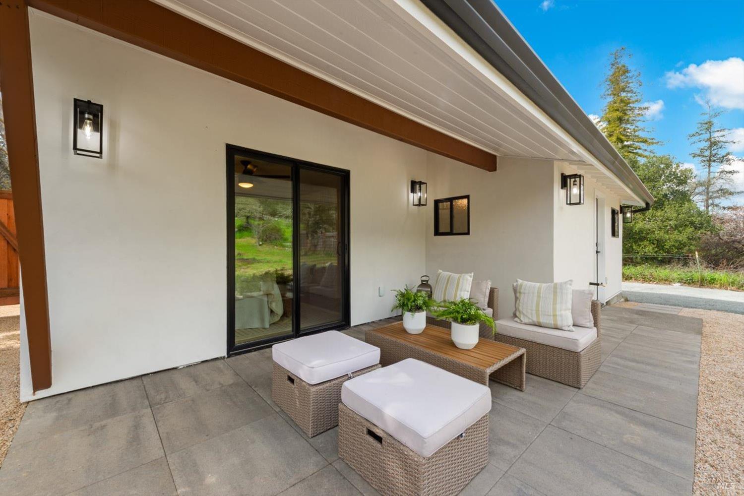 2192 First Avenue Napa, CA 94558 - Photo 50 of 81 a outdoor space with patio the couches and a dining table with garden view