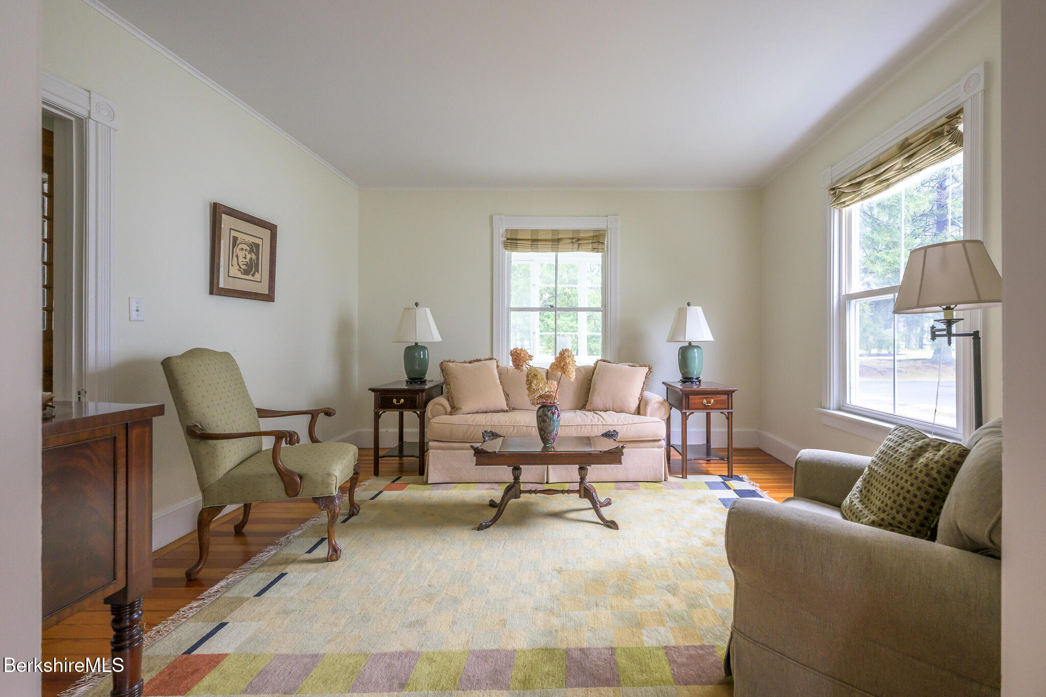 11 Sergeant Street Stockbridge, MA 01262 - Photo 23 of 52 a living room with furniture and a window