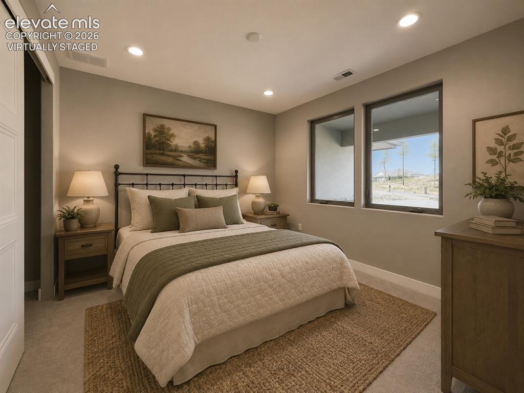 3145 Promise Point Colorado Springs, CO 80921 - Photo 4 of 28 Second Bedroom. Virtually Staged.