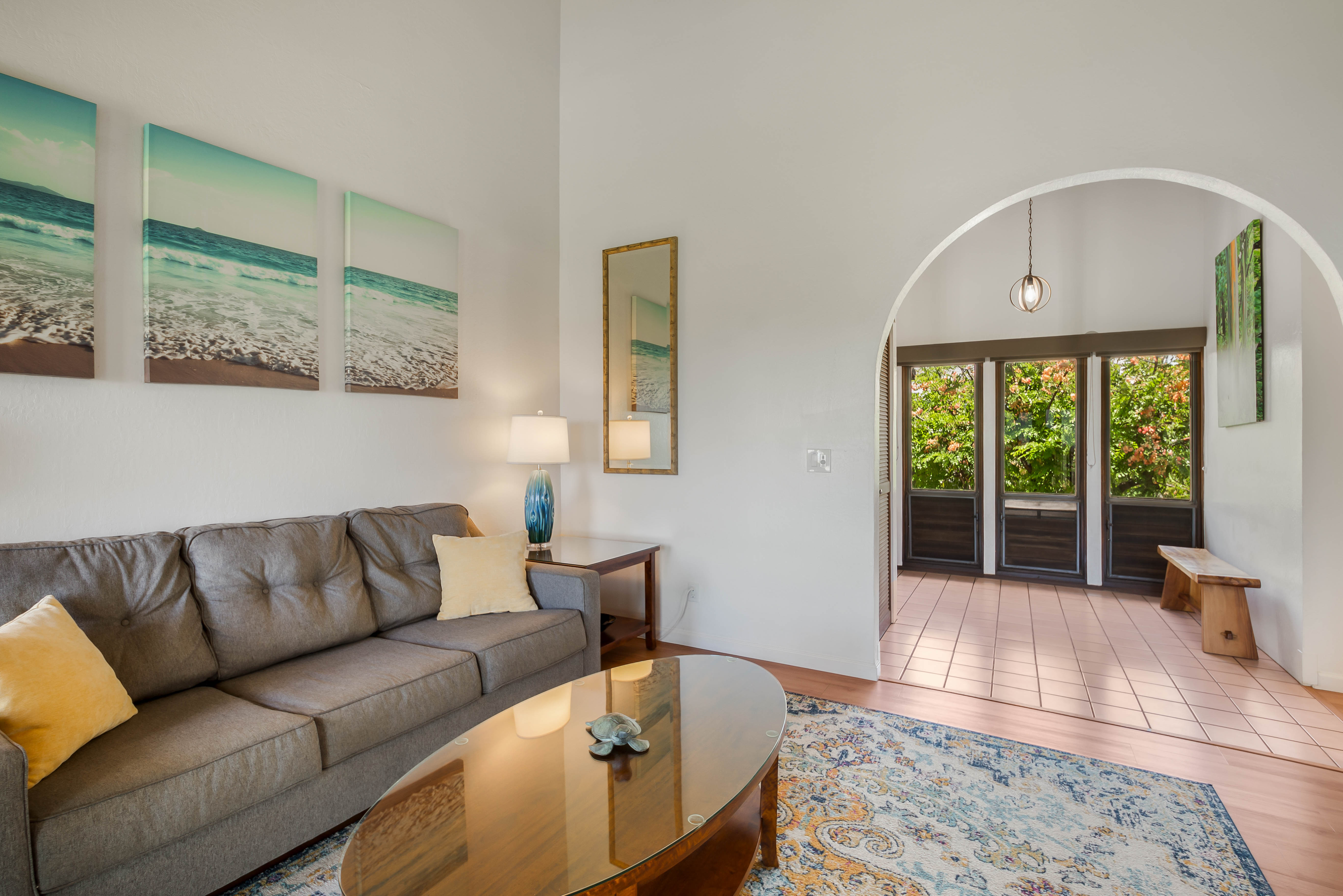 1901 Poipu Road, Unit 633 Koloa, HI 96756 - Photo 7 of 30 a living room with furniture and a large window