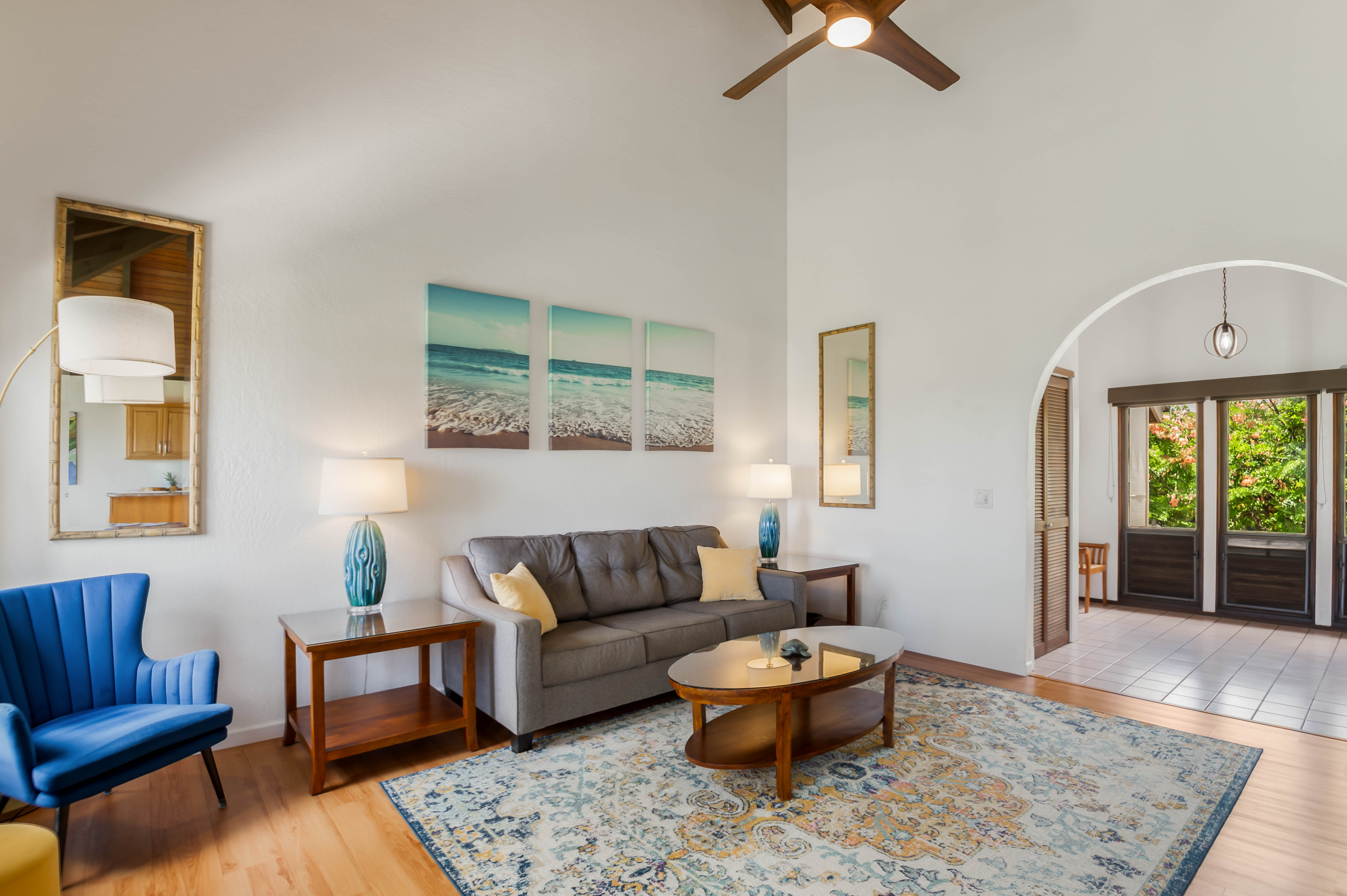 1901 Poipu Road, Unit 633 Koloa, HI 96756 - Photo 8 of 30 a living room with furniture and a rug