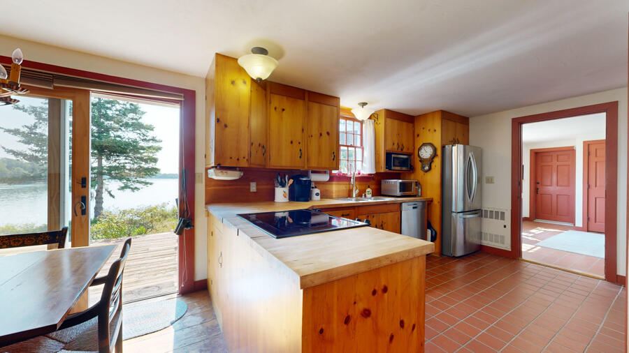 654 Pleasant Point Road Cushing, ME 04563 - Photo 14 of 81 View of Kitchen, Mudroom & Back Deck