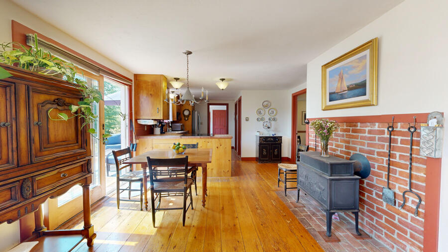 654 Pleasant Point Road Cushing, ME 04563 - Photo 27 of 81 View of Family Room & Kitchen
