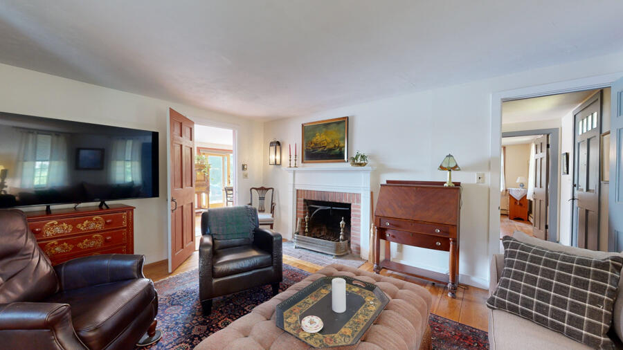 654 Pleasant Point Road Cushing, ME 04563 - Photo 39 of 81 Formal Living Room w/ Fireplace