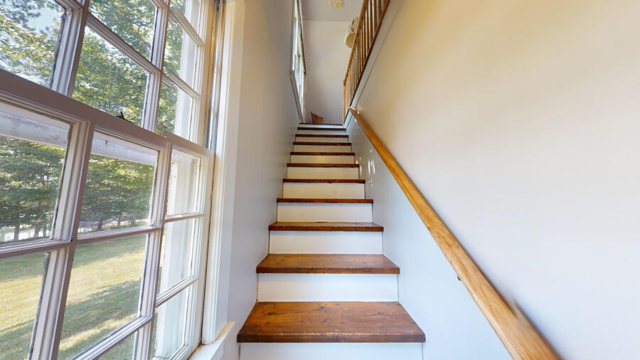 654 Pleasant Point Road Cushing, ME 04563 - Photo 55 of 81 Stairs To Bonus Room Above Garage