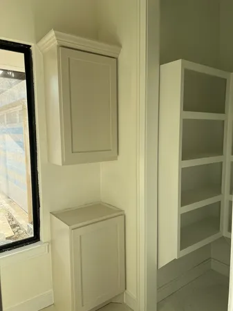 a wooden door