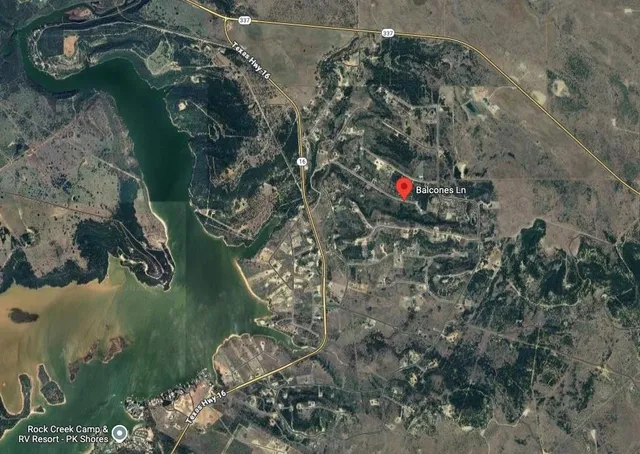 a bird view of location