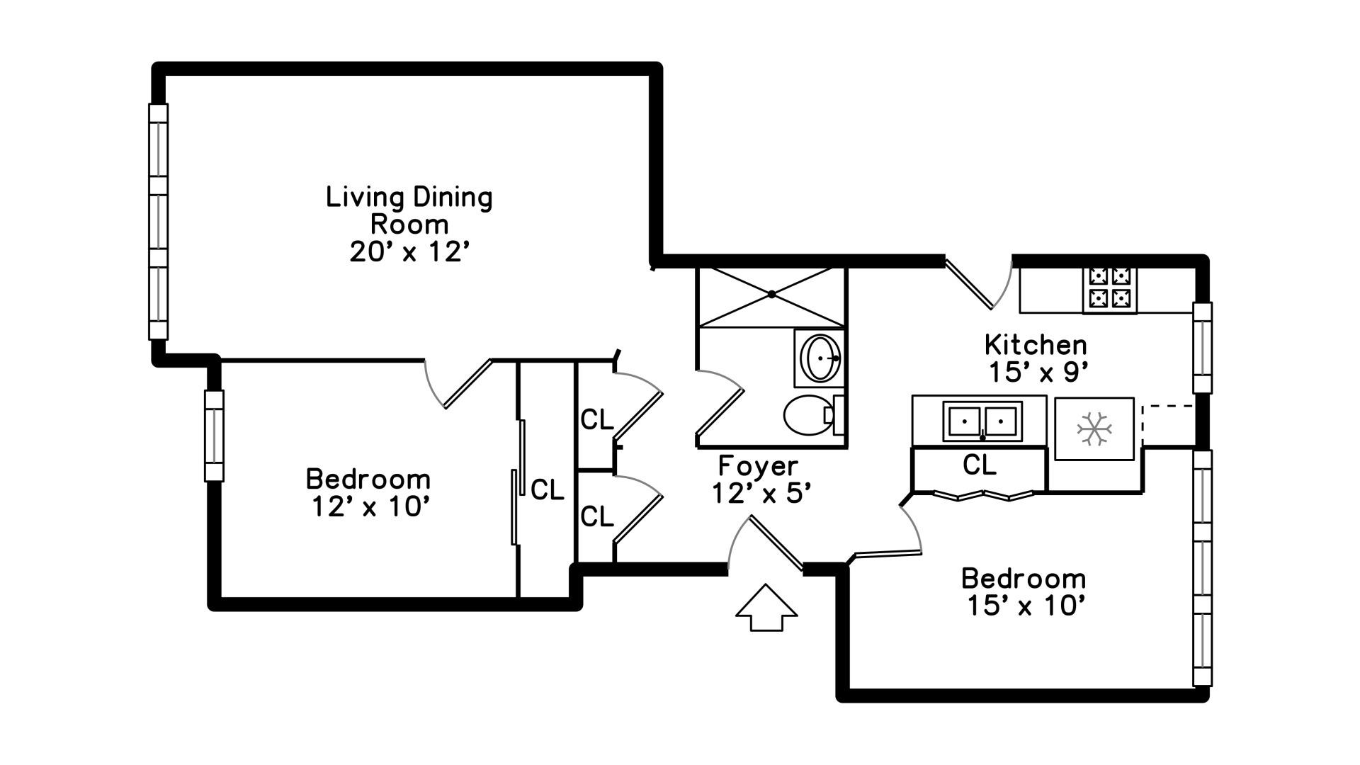 1321 West Addison Street, Unit 2A Chicago, IL 60613 - Photo 17 of 17 a picture of a book and a bed