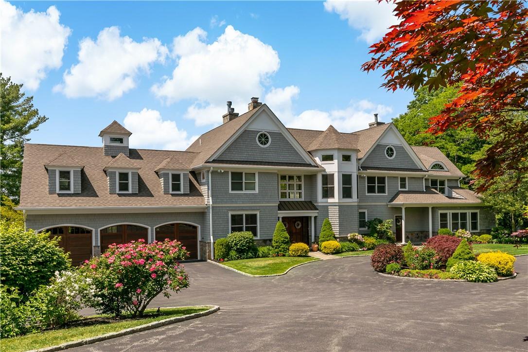146 Ridgecrest Road Briarcliff Manor, NY 10510 - Photo 1 of 1 Absolutely stunning shingle & stone "Hampton Style" Colonial with spectacular views of the Hudson River and the Palisades! This exquisite 5 bedroom, 5.5 bath home offers a floor plan for today's modern living with 9' ceilings on the First Floor, 3 fireplaces, wood flooring throughout, custom moldings with multiple French Doors leading to the Deck and Patio overlooking the large yard perfect for entertaining.