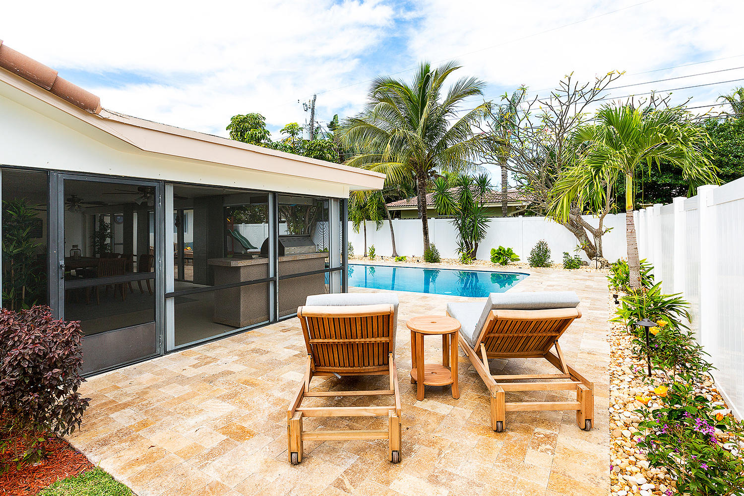 2741 Northeast 40th Court Lighthouse Point, FL 33064 - Photo 8 of 44 08_PoolArea_1