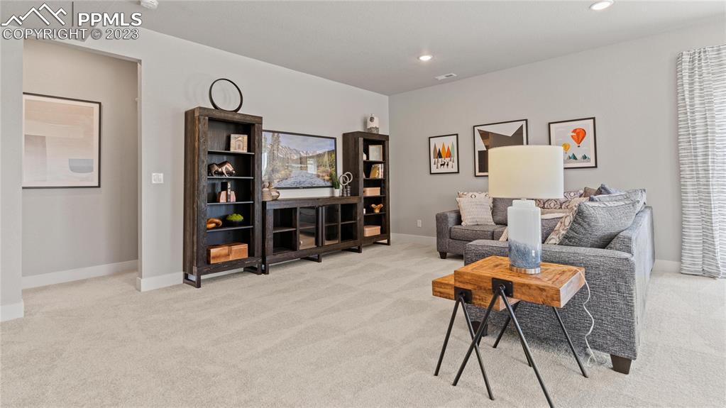 2174 Coyote Mint Drive Monument, CO 80132 - Photo 8 of 50 a view of a livingroom with furniture and a fan