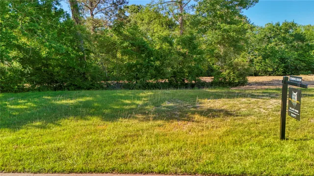 a view of yard with swimming pool and green space