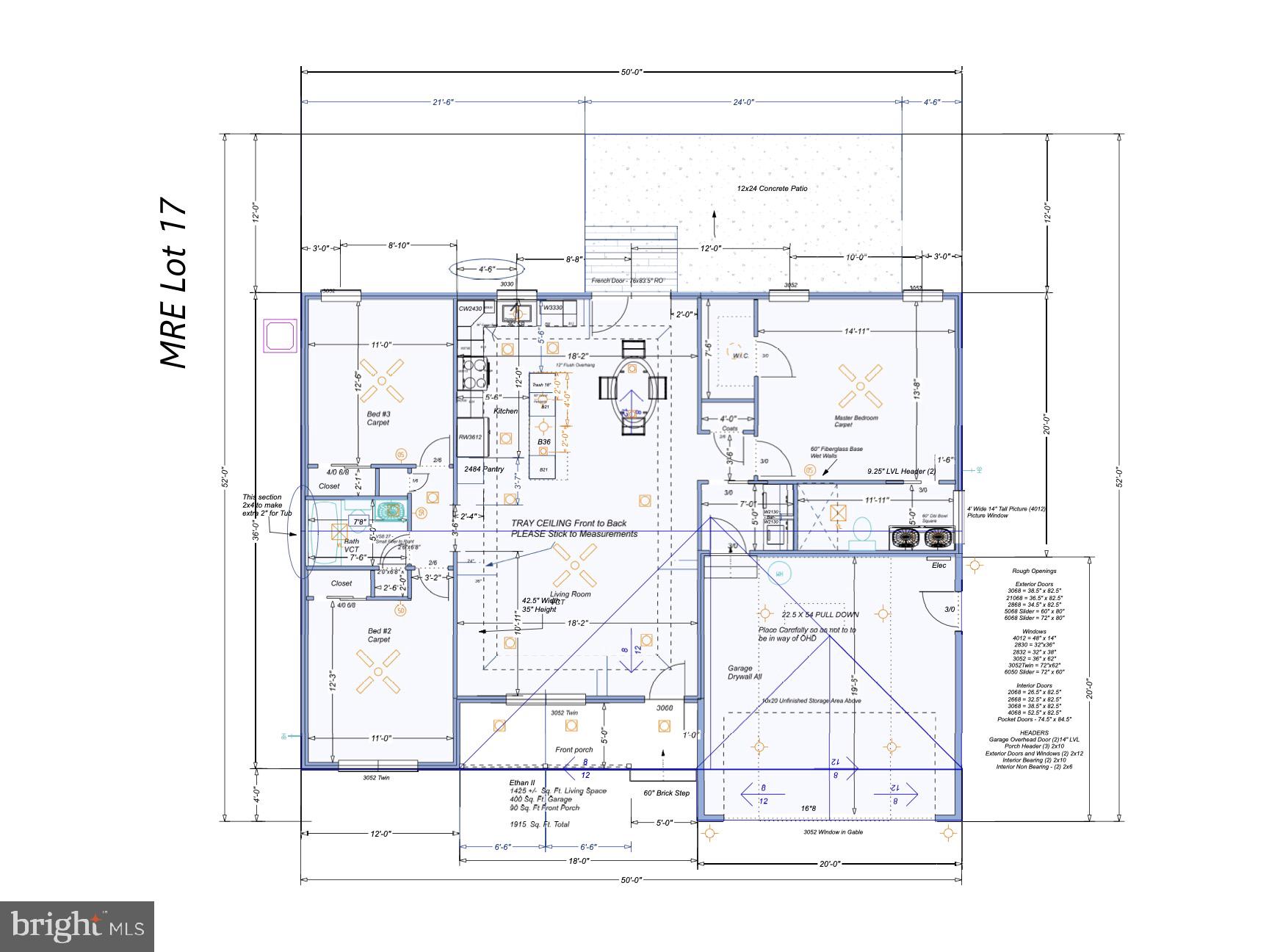 30337 Hawk Rdg Way Seaford, DE 19973 - Photo 35 of 35 Floor Plan