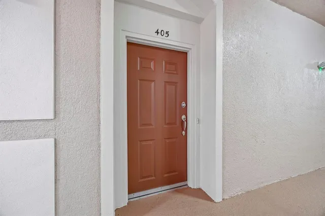 a view of front door