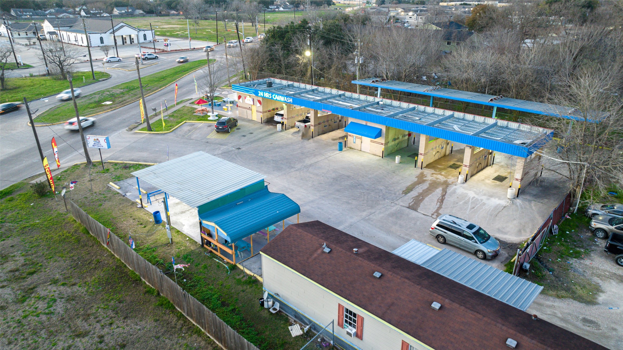 2627 Allen Genoa Road Pasadena, TX 77502 - Photo 22 of 37 an aerial view of a house with a swimming pool