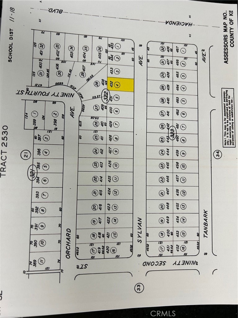 2530 Lot 432 California City Ca  
