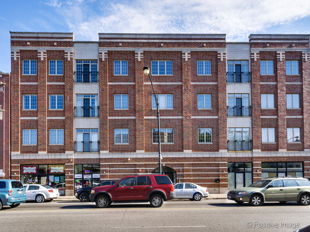 a car parked in front of a building