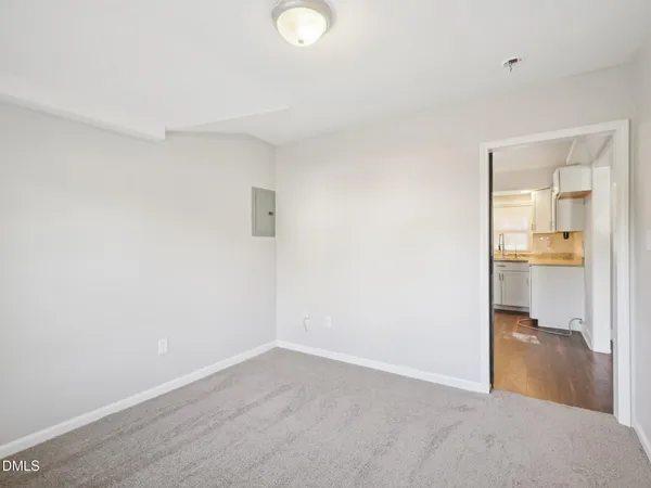 a view of an empty room