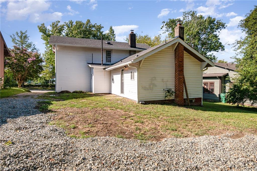 Rear of home