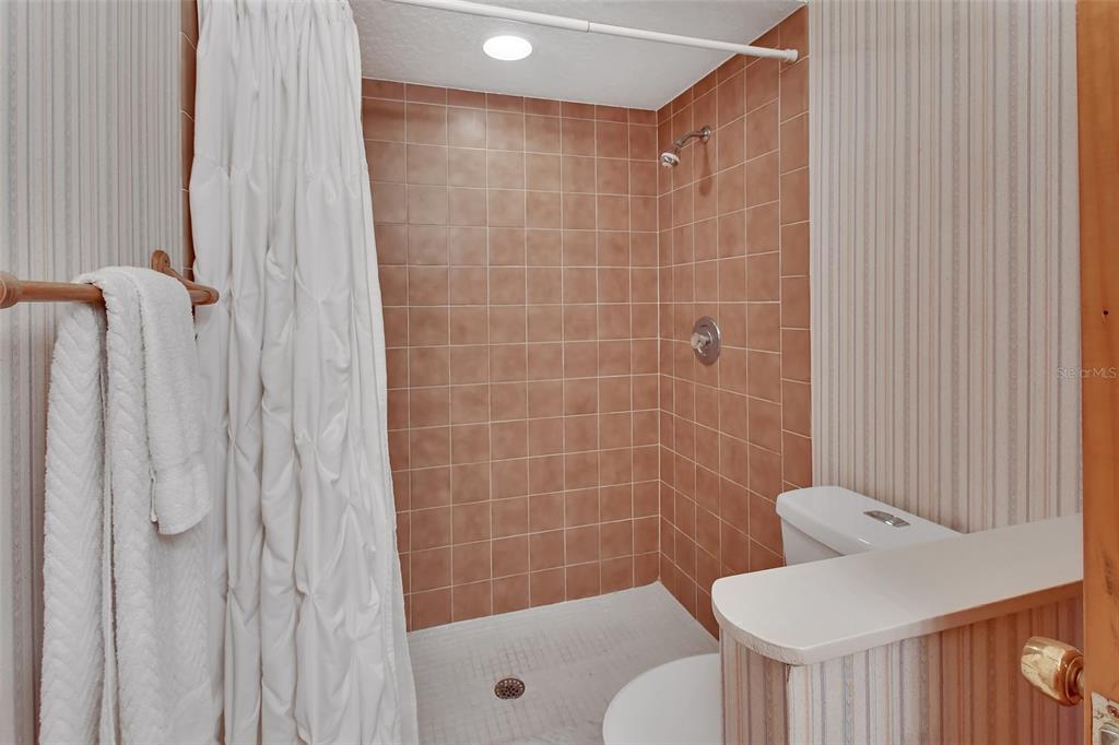 2236 River Ridge Road DeLand, FL 32720 - Photo 41 of 84 a bathroom with a shower curtain and sink