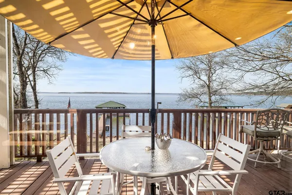 a view of outdoor space with seating area