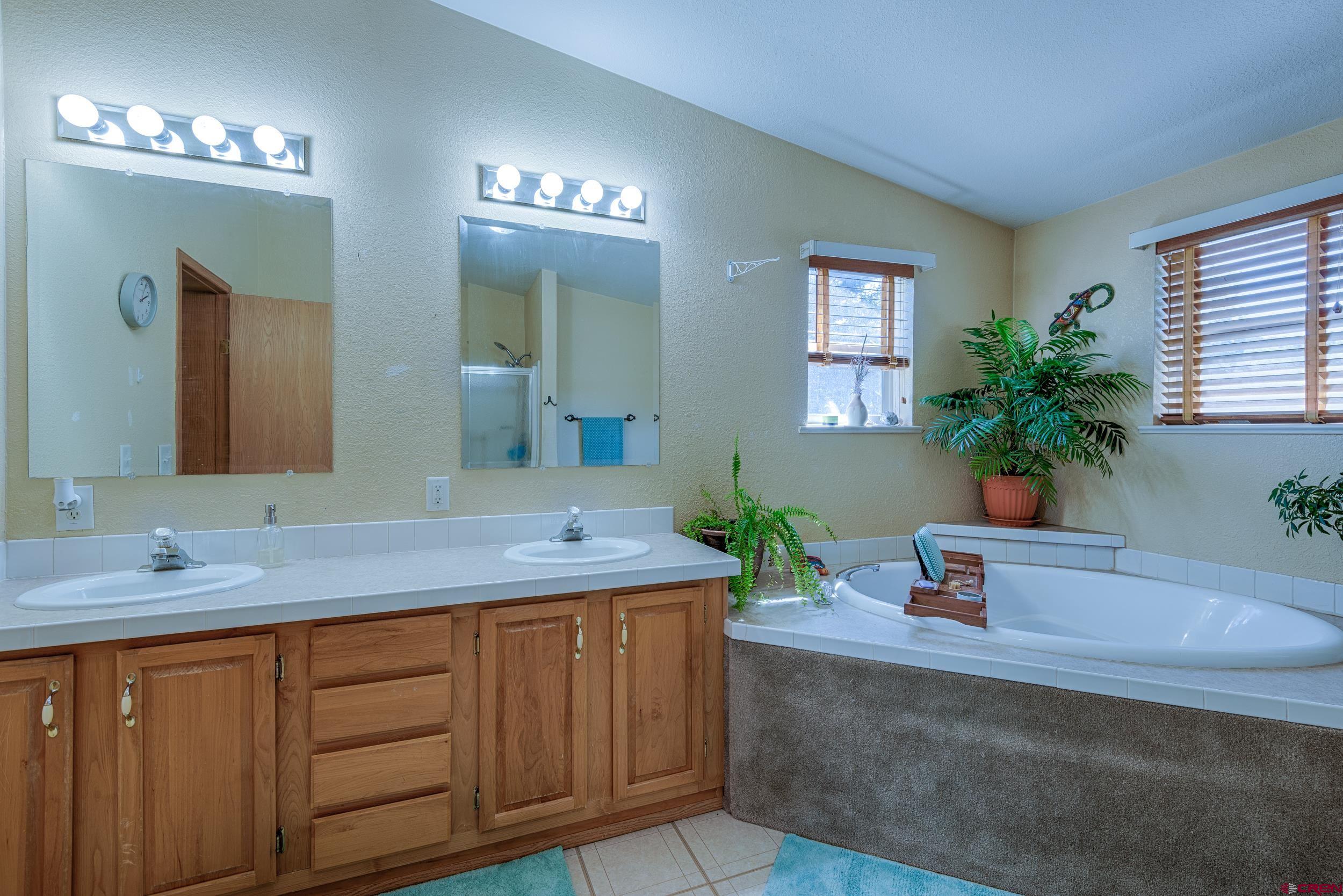 20751 Surface Creek Road Cedaredge, CO 81413 - Photo 23 of 35 a bathroom with a sink and a mirror