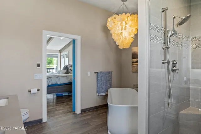 a bathroom with a toilet and a sink