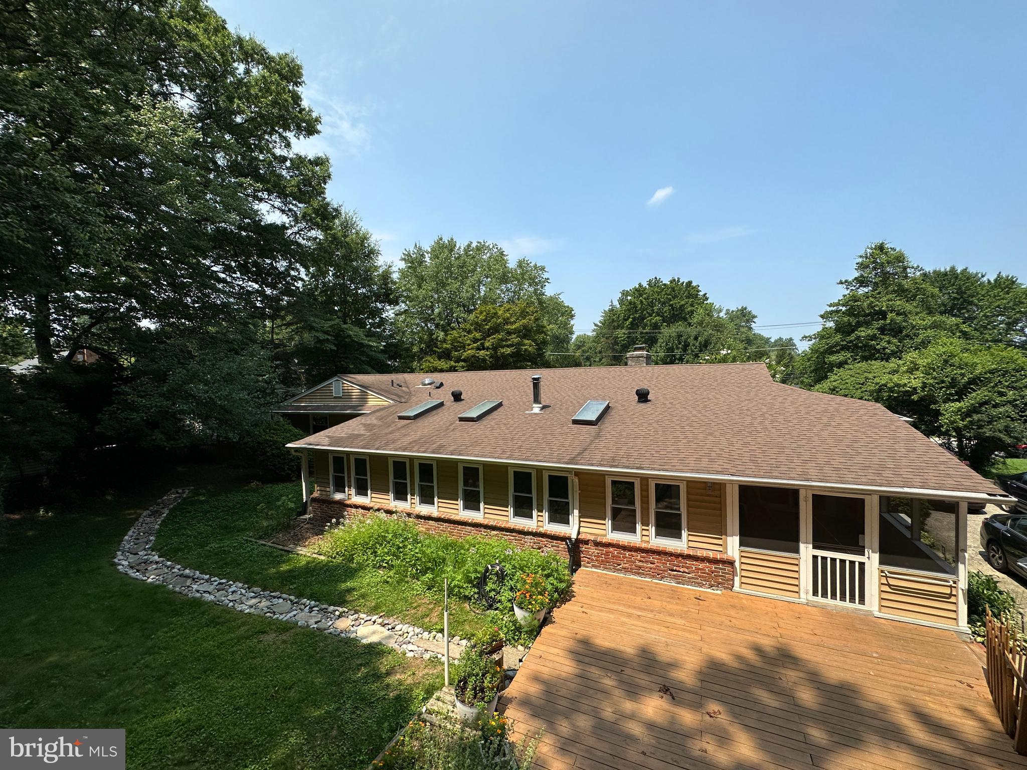11407 Norris Drive Silver Spring, MD 20902 - Photo 32 of 37 Rear of home from garage deck