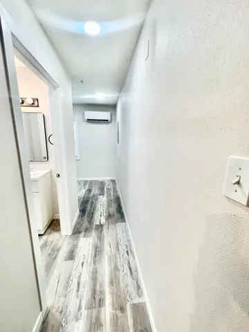a view of wooden floor in a room