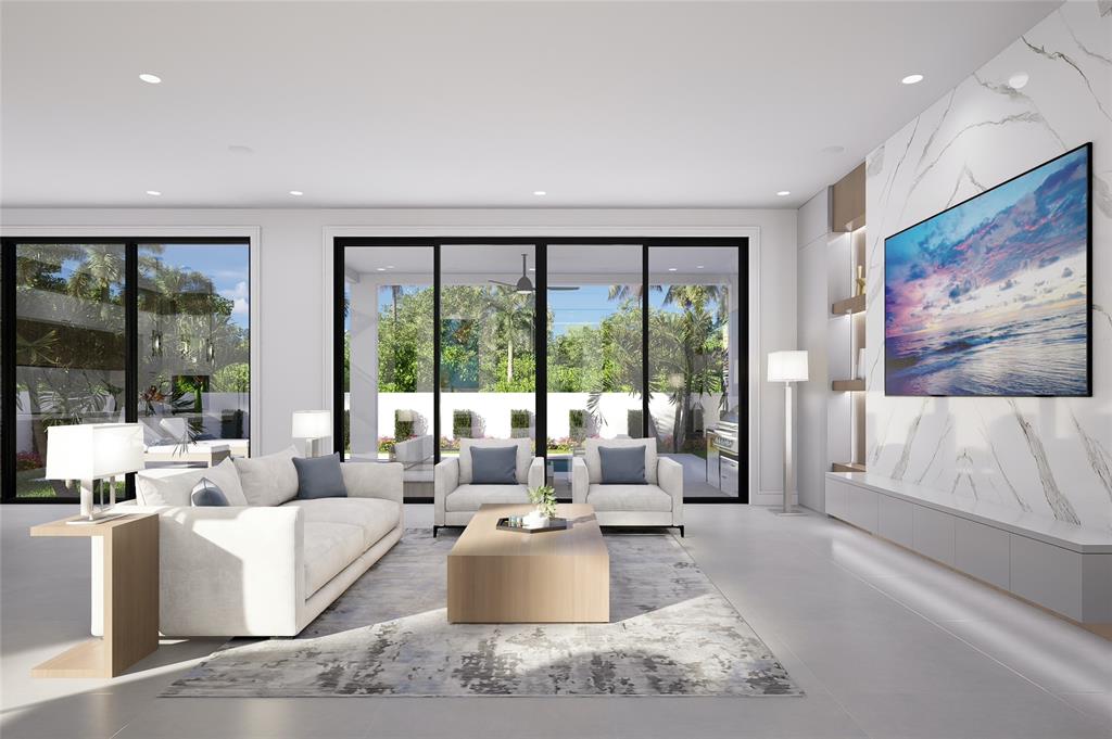 1625 Southeast 1st Street Fort Lauderdale, FL 33301 - Photo 11 of 14 a living room with couch and a large window