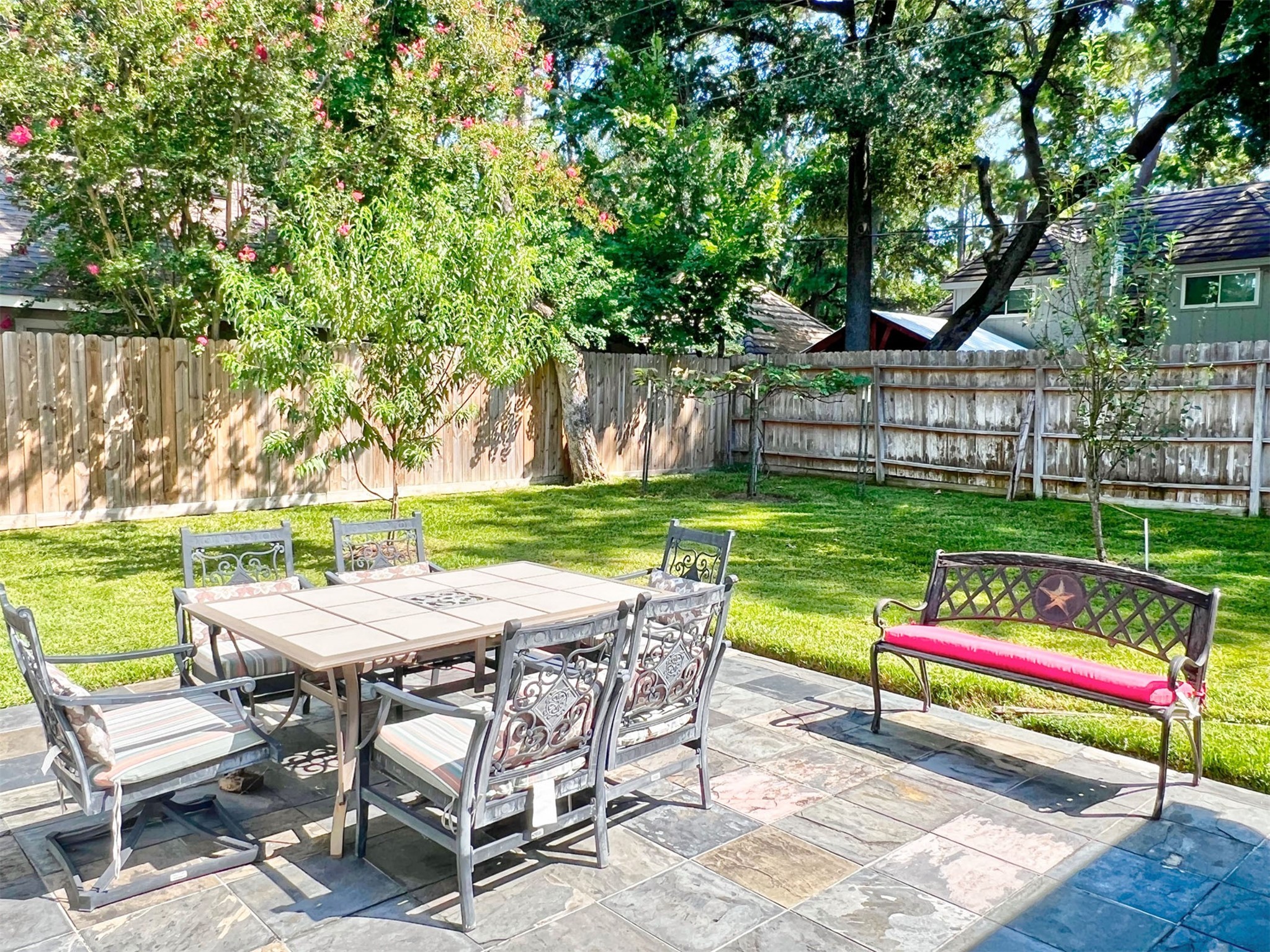 16902 Summit Oaks Lane Spring, TX 77379 - Photo 45 of 49 an outdoor space with furniture and garden