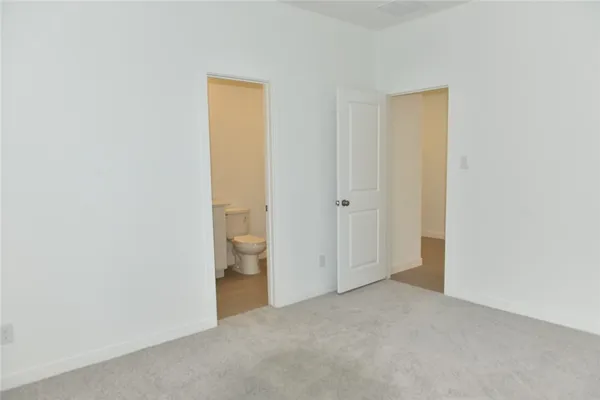 a view of an empty room