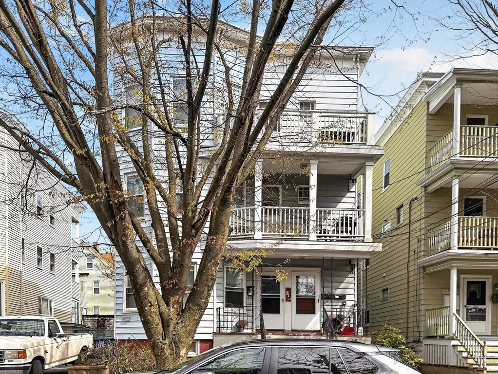 49 Porter Street Somerville, MA 02143 - Photo 1 of 40 a front view of a building with large trees