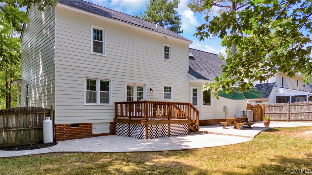 7531 Genuine Risk Lane Midlothian, VA 23112 - Photo 42 of 50 a view of a house with swimming pool and sitting area