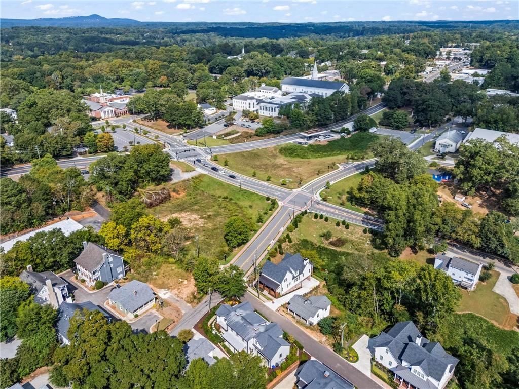 53 Maple Street Roswell, GA 30075 - Photo 56 of 59 an aerial view of residential houses with outdoor space