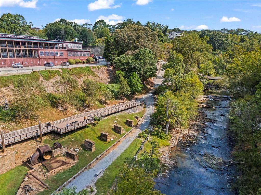 53 Maple Street Roswell, GA 30075 - Photo 58 of 59 a view of a swimming pool from a balcony