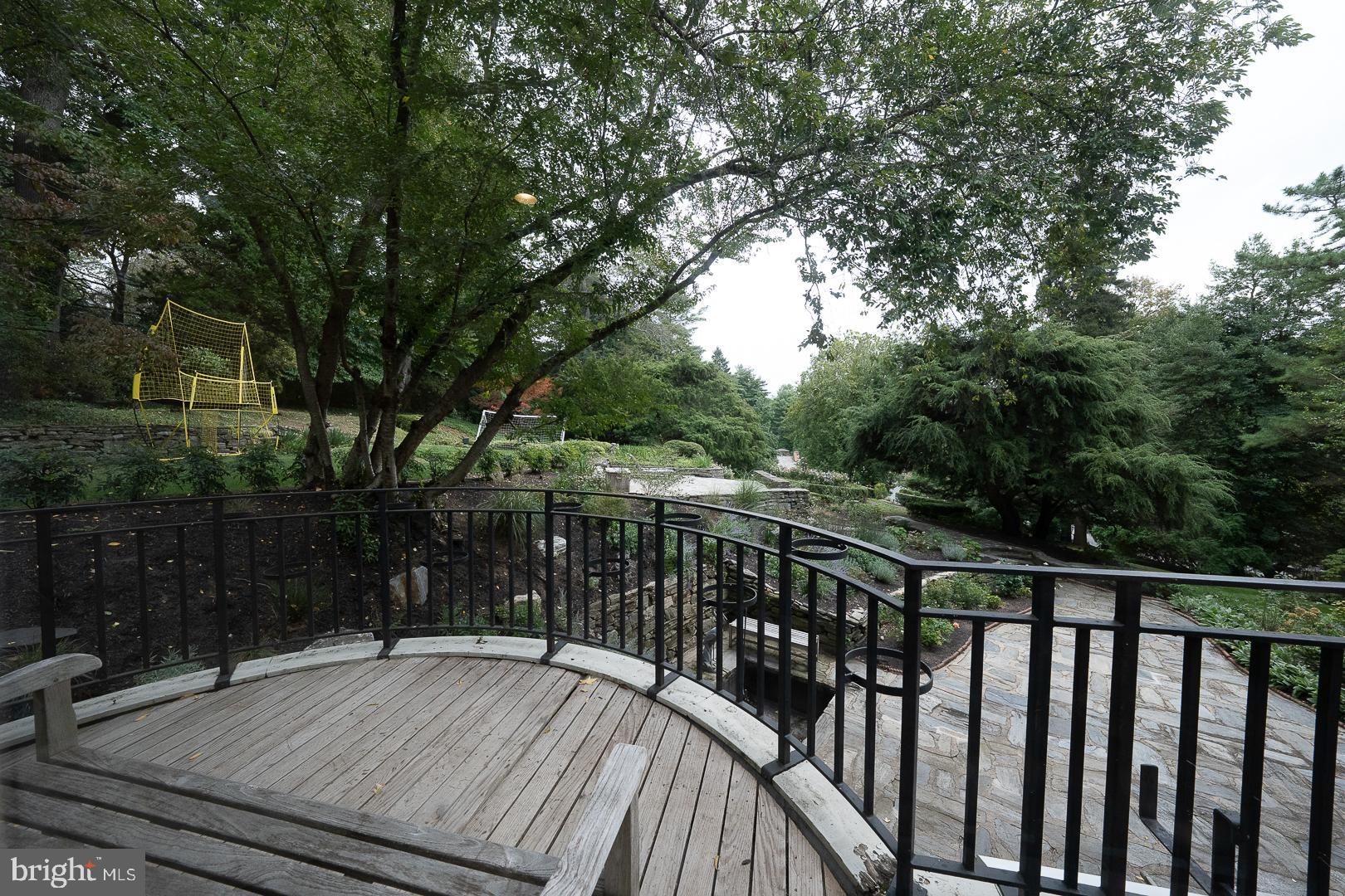 15 Old Gulph Road Gladwyne, PA 19035 - Photo 27 of 66 a view of balcony with wooden floor and fence