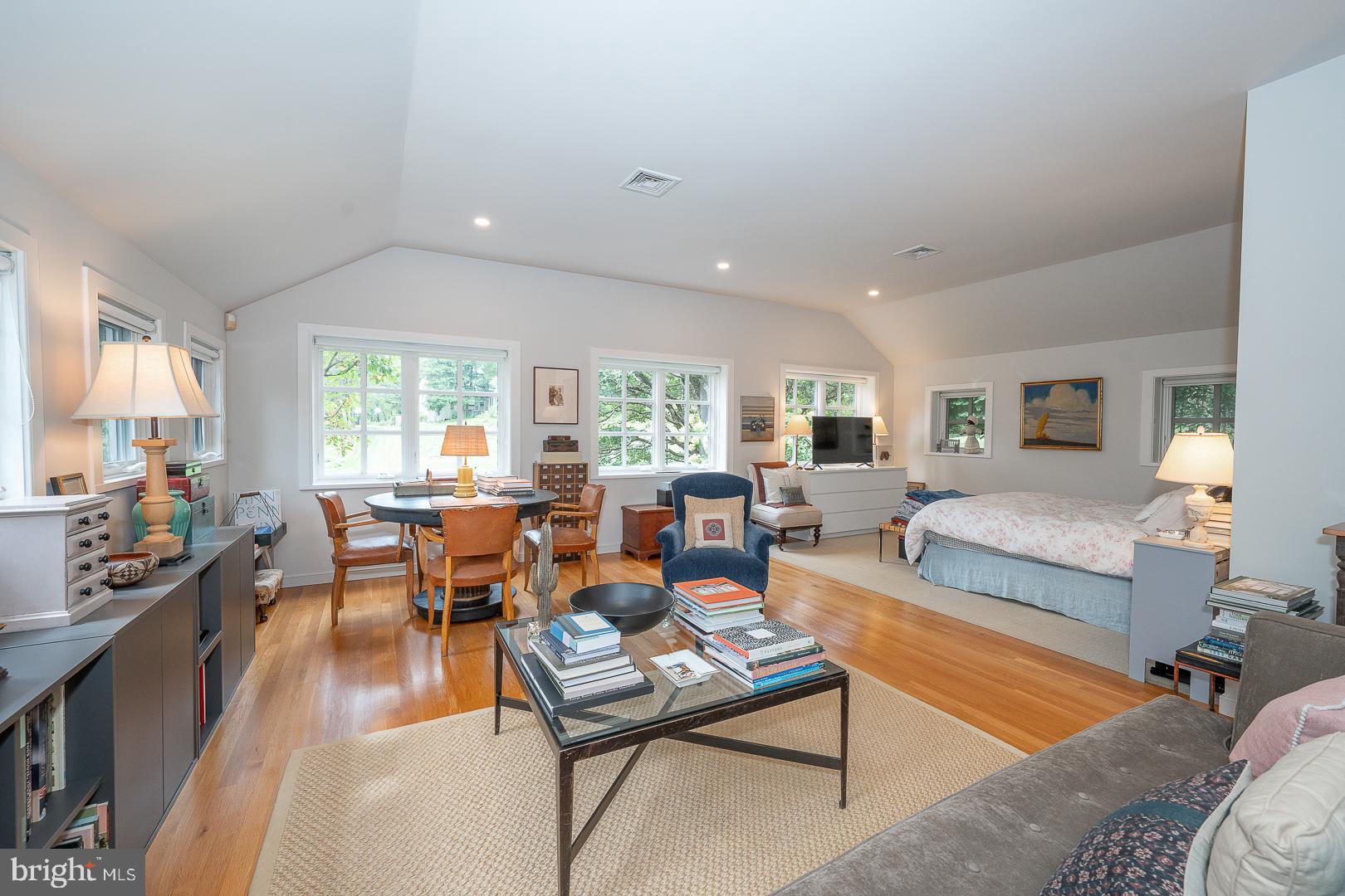 15 Old Gulph Road Gladwyne, PA 19035 - Photo 50 of 66 a living room with furniture kitchen view and a large window