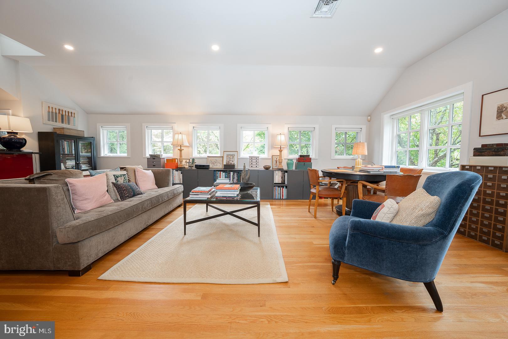 15 Old Gulph Road Gladwyne, PA 19035 - Photo 51 of 66 a living room with fireplace furniture and a large window