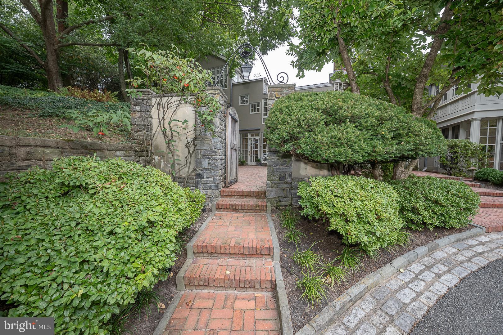 15 Old Gulph Road Gladwyne, PA 19035 - Photo 55 of 66 Stairway to Front Terrace off Kitchen