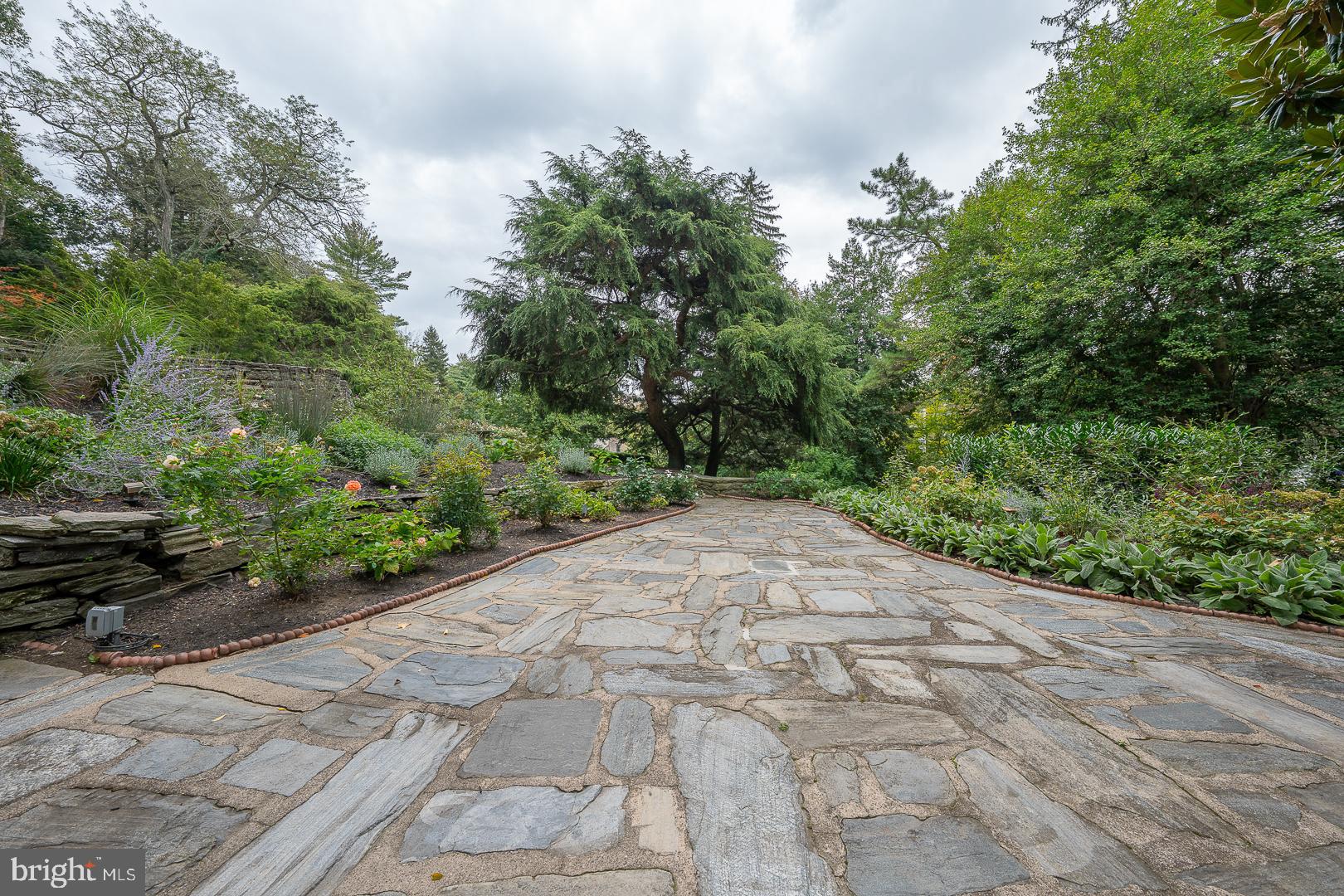 15 Old Gulph Road Gladwyne, PA 19035 - Photo 60 of 66 Terrace overlooking manicured gardens