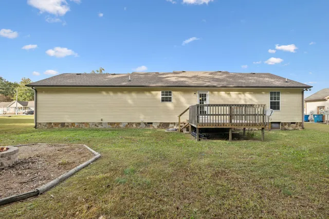 a view of a house with a porch