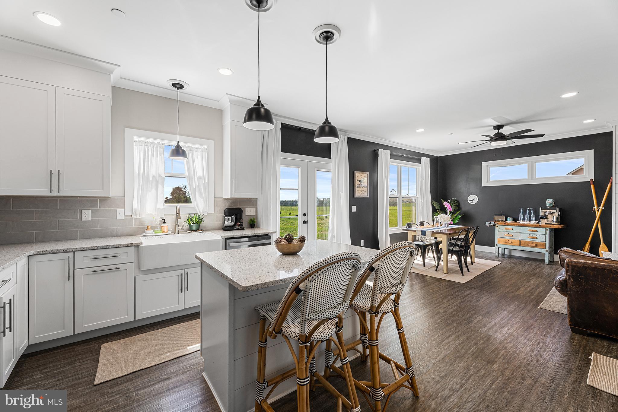 24766 Tribbett Circle Ridgely, MD 21660 - Photo 12 of 41 kitchen island with breakfast bar