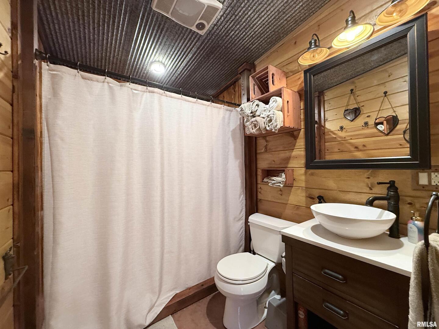 5435 Hickory Ridge Road Pomona, IL 62975 - Photo 29 of 77 a bathroom with a sink vanity mirror and toilet