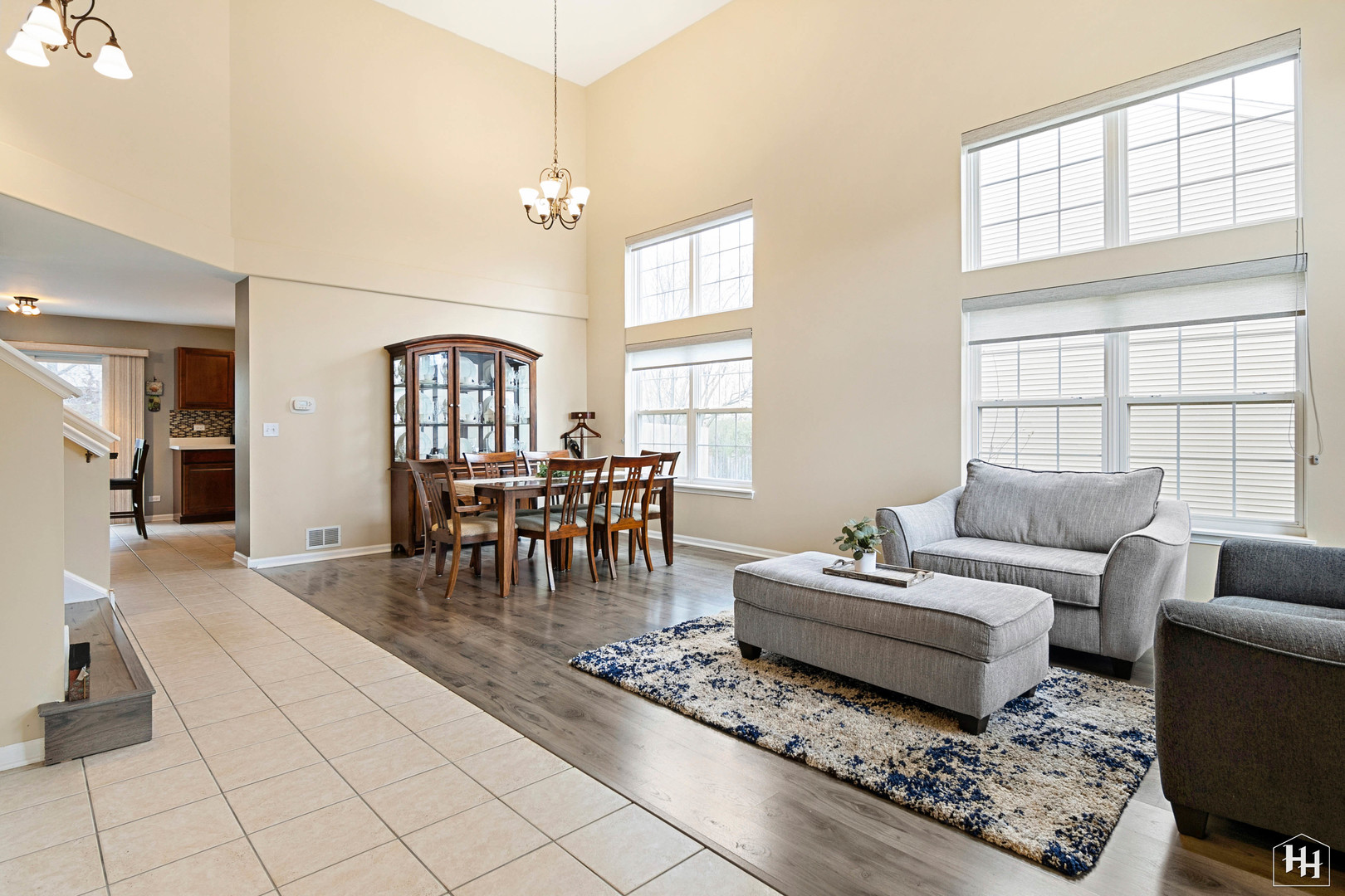 1389 Collins Drive Cary, IL 60013 - Photo 6 of 39 a living room with furniture and a large window